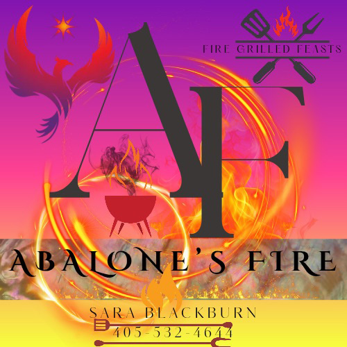 Abalone's Fire food vendor at TwisterFest 2026 in Chickasha Oklahoma